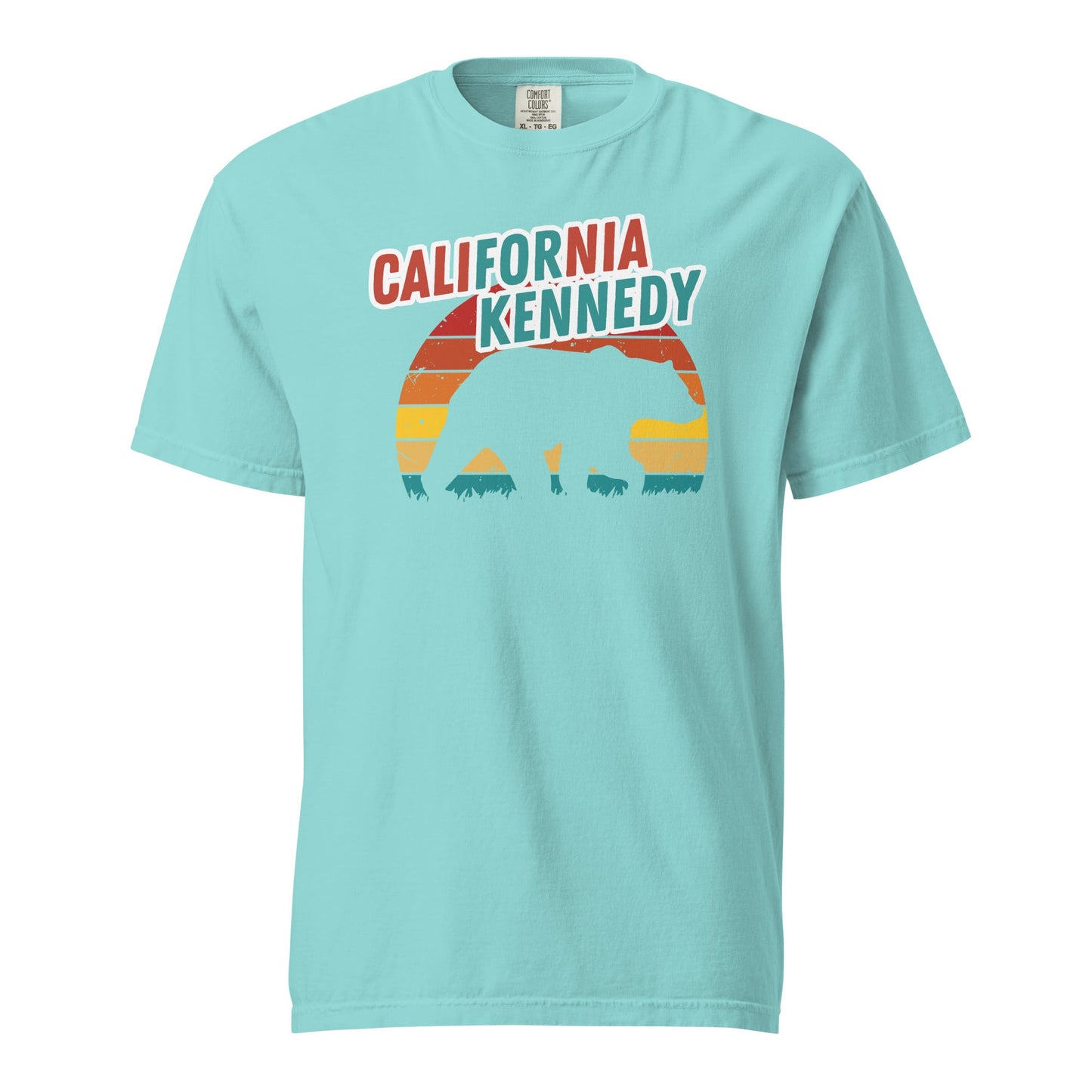 California for Kennedy Bear Unisex Heavyweight Tee - TEAM KENNEDY. All rights reserved