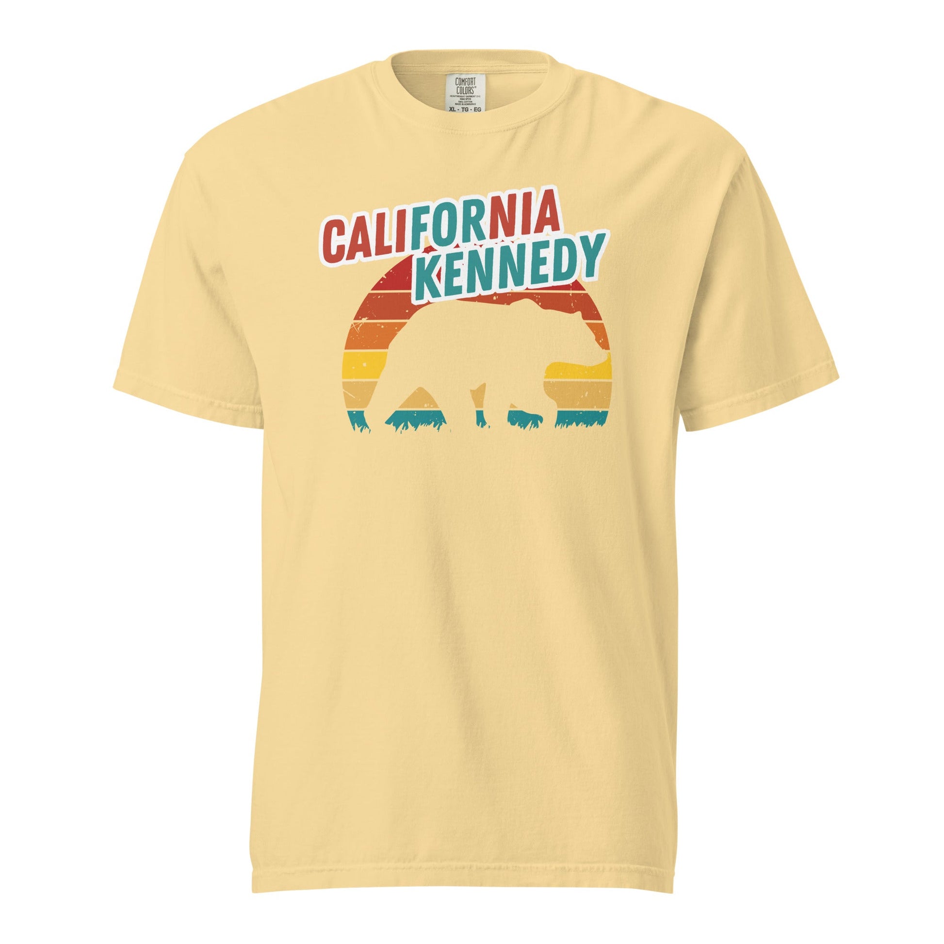 California for Kennedy Bear Unisex Heavyweight Tee - TEAM KENNEDY. All rights reserved