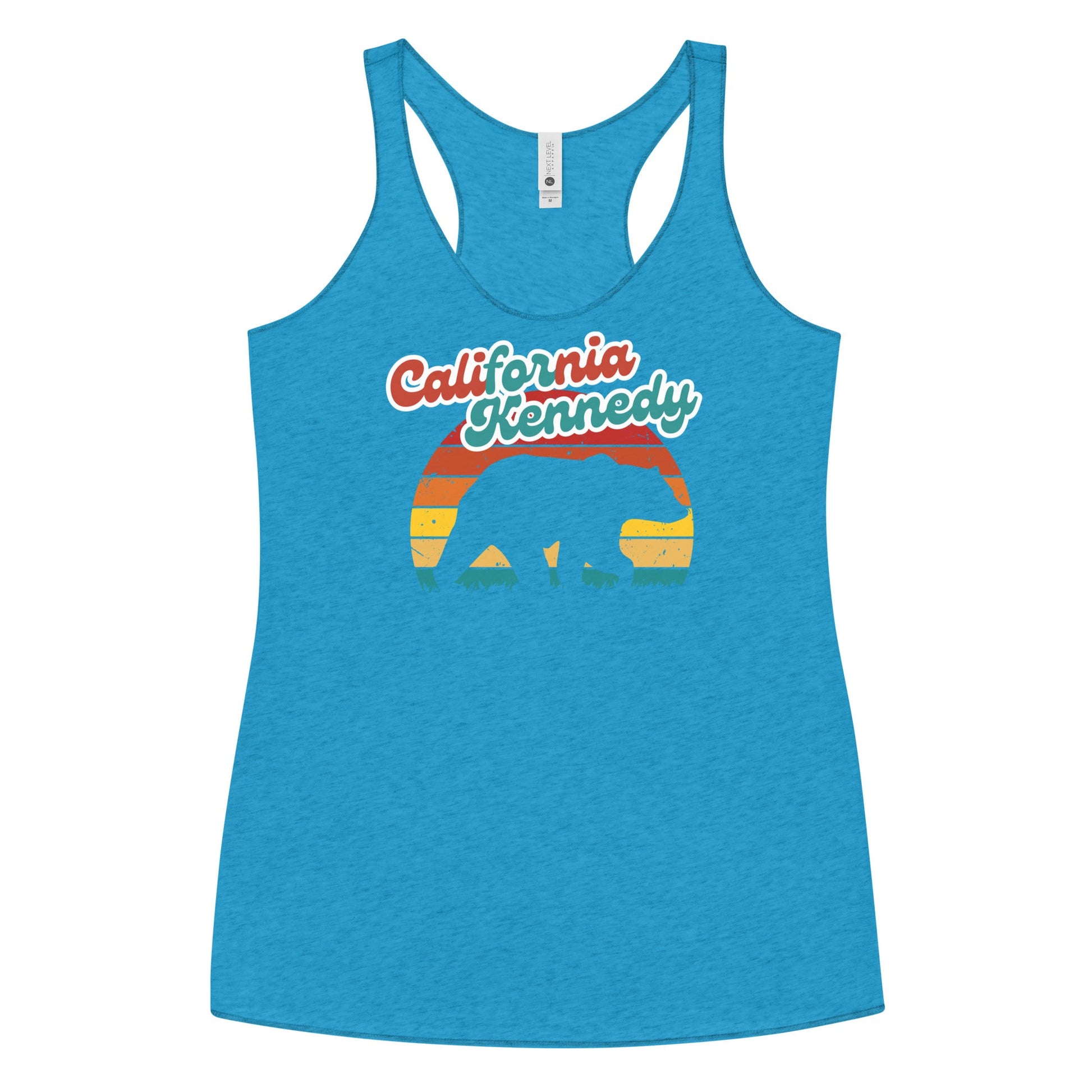 California for Kennedy Bear Women's Racerback Tank - TEAM KENNEDY. All rights reserved