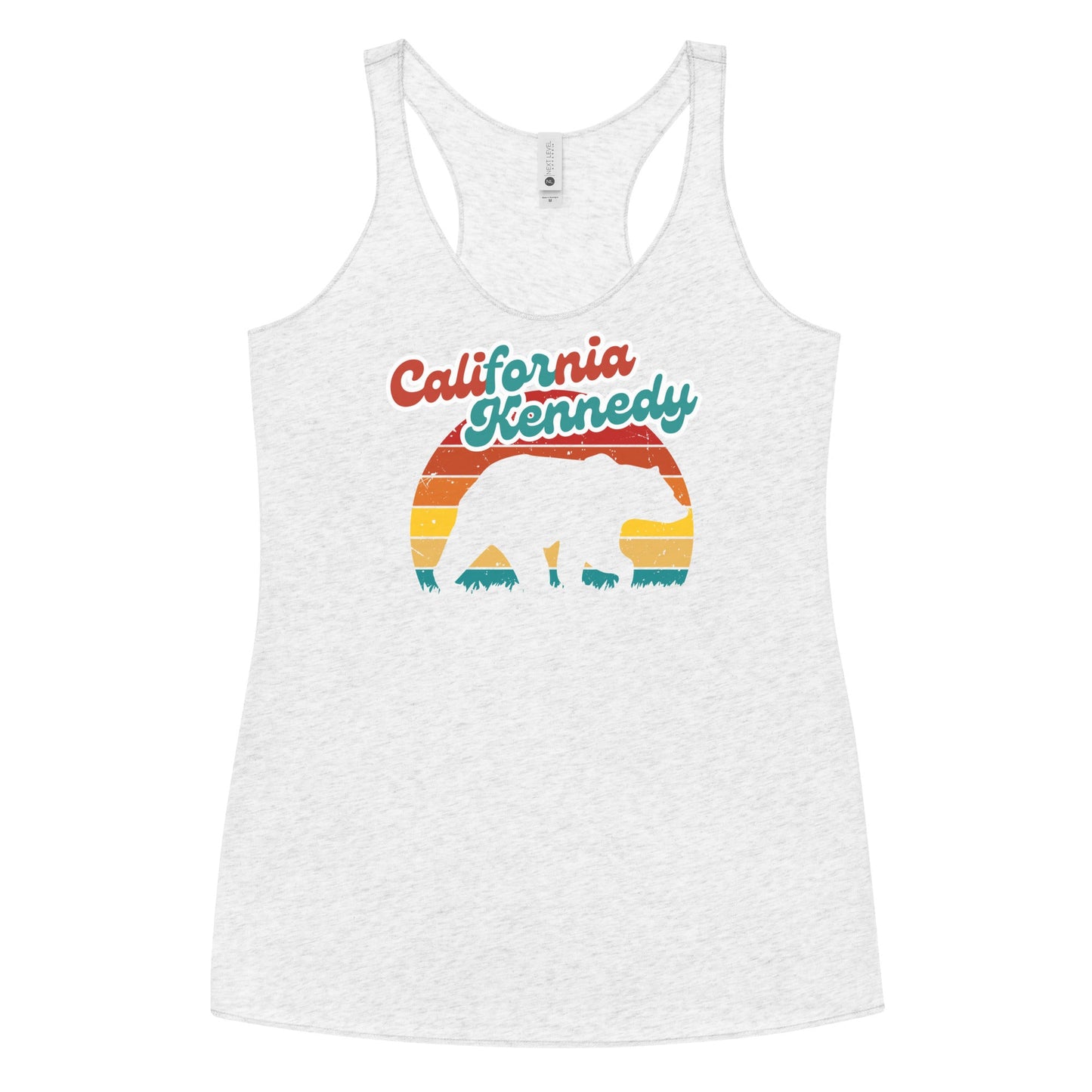 California for Kennedy Bear Women's Racerback Tank - TEAM KENNEDY. All rights reserved