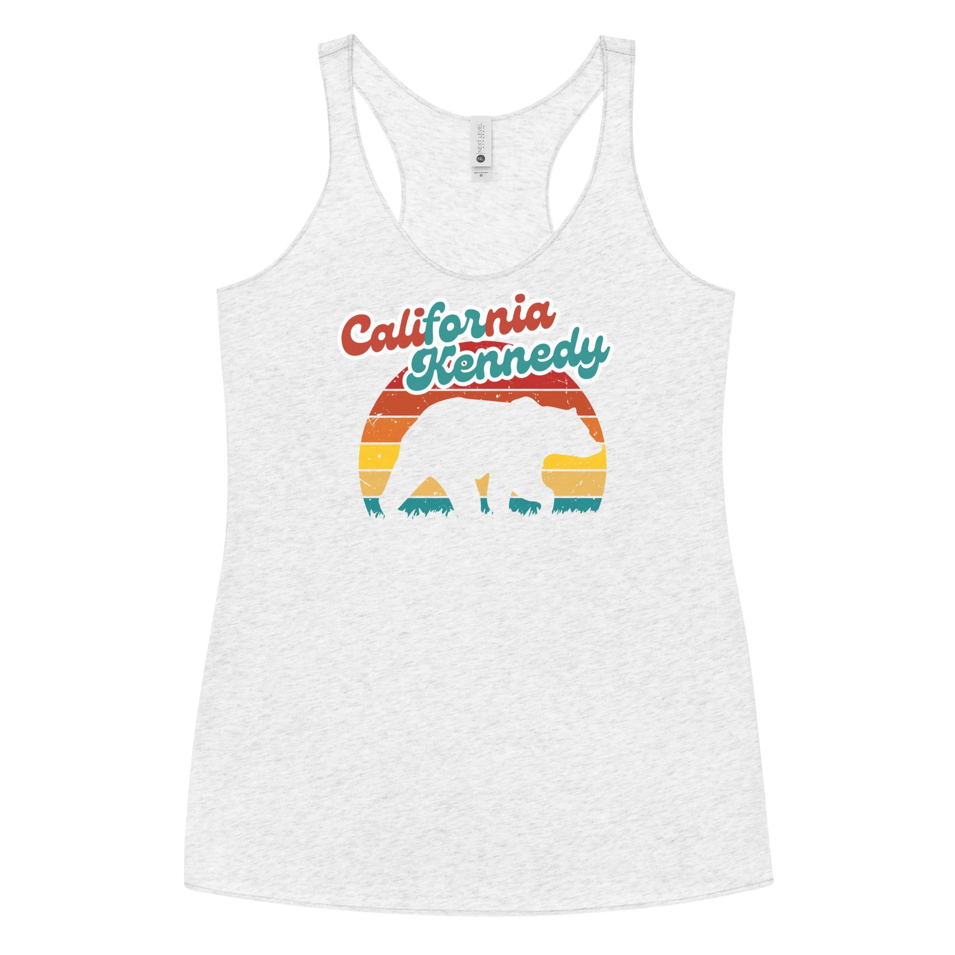 California for Kennedy Bear Women's Racerback Tank - TEAM KENNEDY. All rights reserved