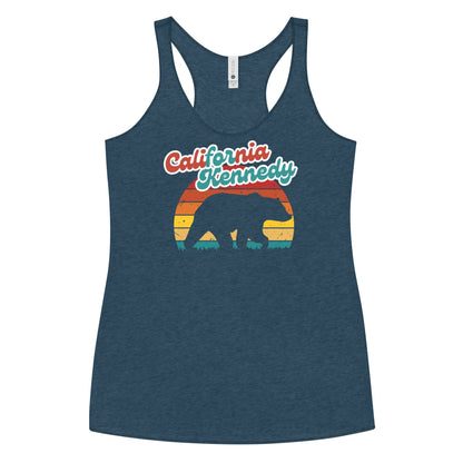 California for Kennedy Bear Women's Racerback Tank - TEAM KENNEDY. All rights reserved