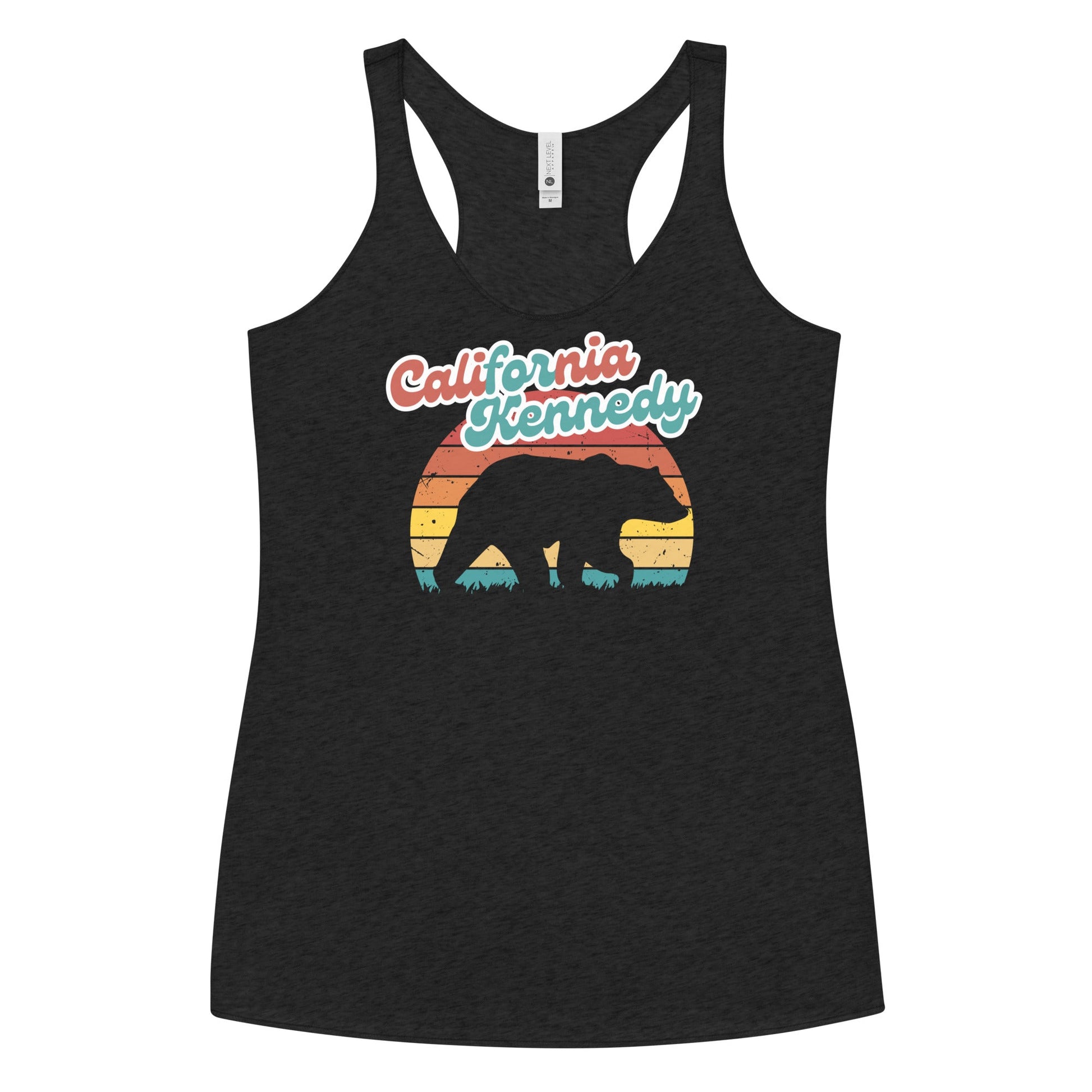 California for Kennedy Bear Women's Racerback Tank - TEAM KENNEDY. All rights reserved