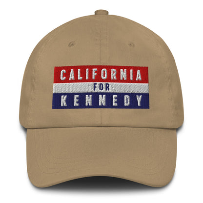 California for Kennedy Dad Hat - Team Kennedy Official Merchandise