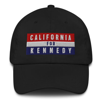 California for Kennedy Dad Hat - Team Kennedy Official Merchandise