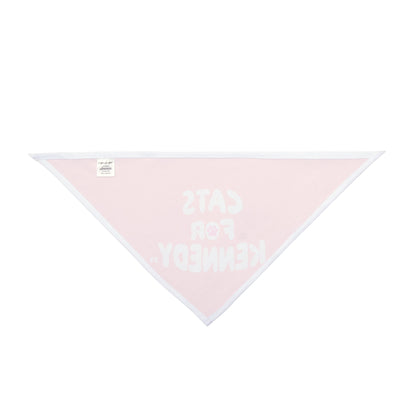 Cats For Kennedy '24 Pet Bandana Pink - Team Kennedy Official Merchandise