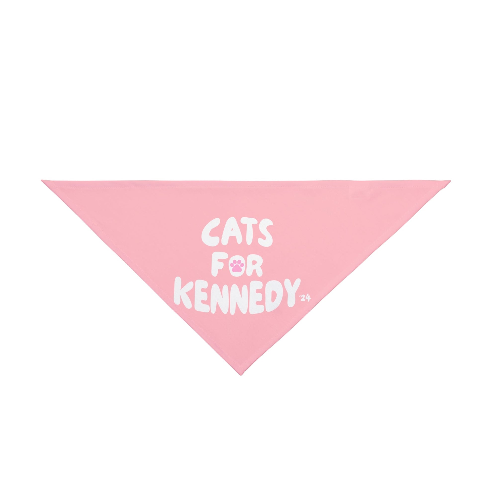 Cats For Kennedy '24 Pet Bandana Pink - Team Kennedy Official Merchandise