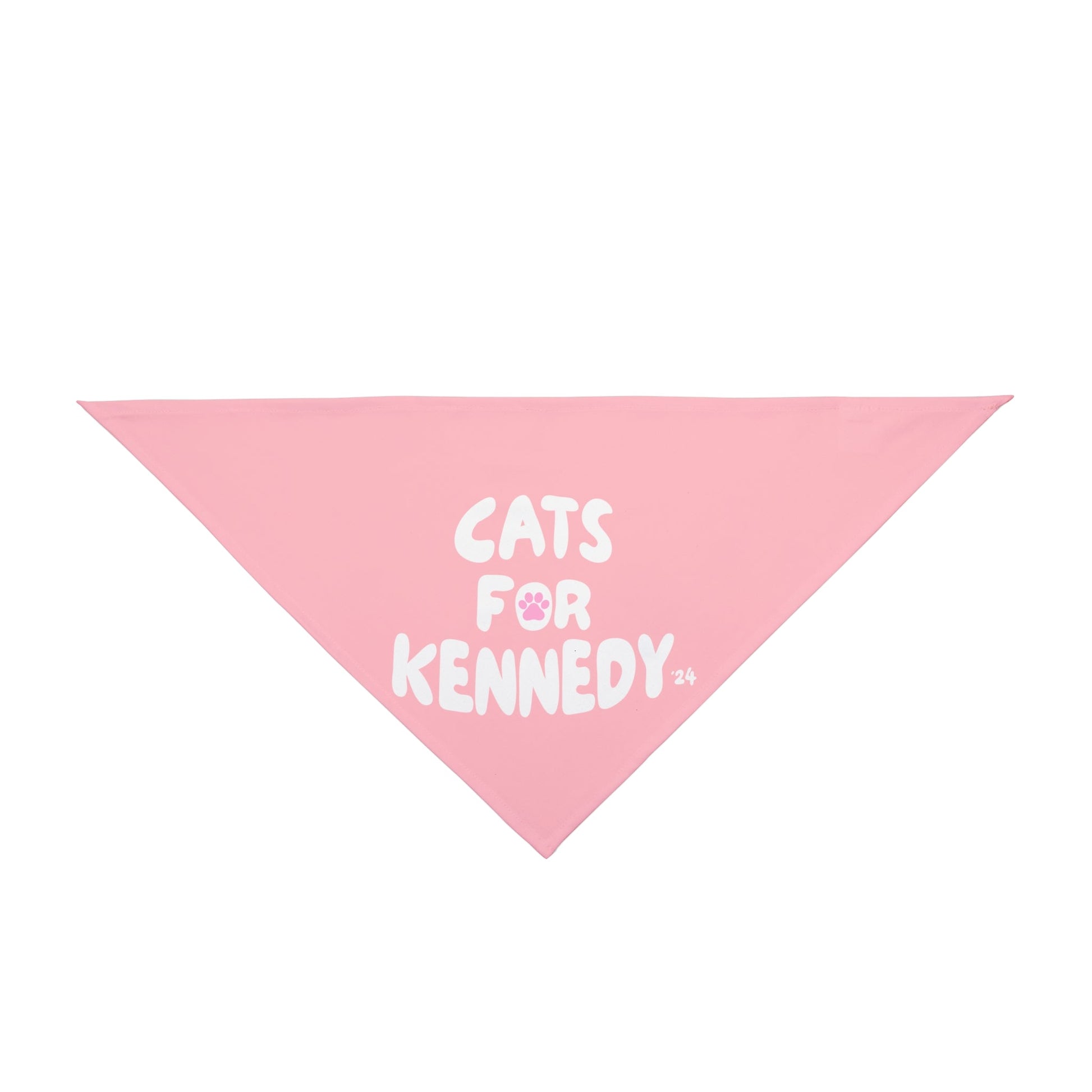 Cats For Kennedy '24 Pet Bandana Pink - Team Kennedy Official Merchandise