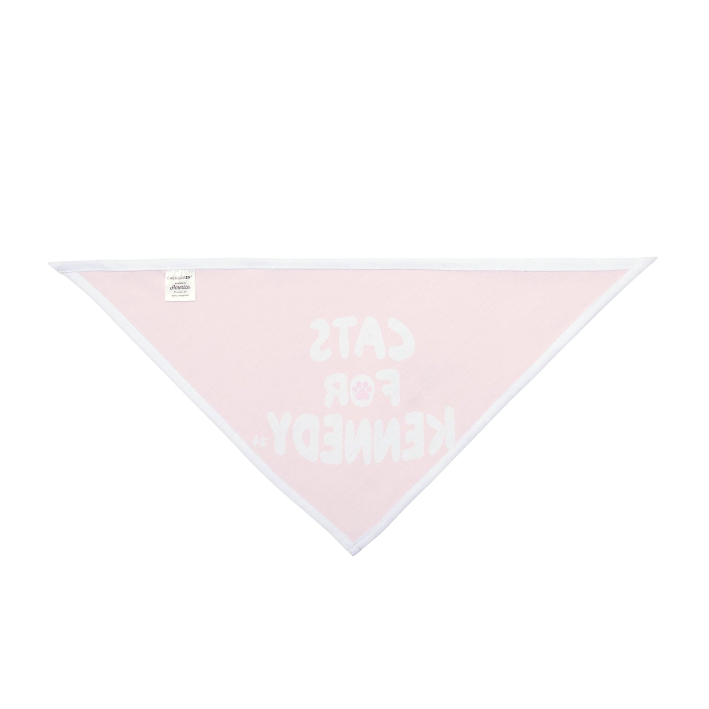 Cats For Kennedy '24 Pet Bandana Pink - Team Kennedy Official Merchandise