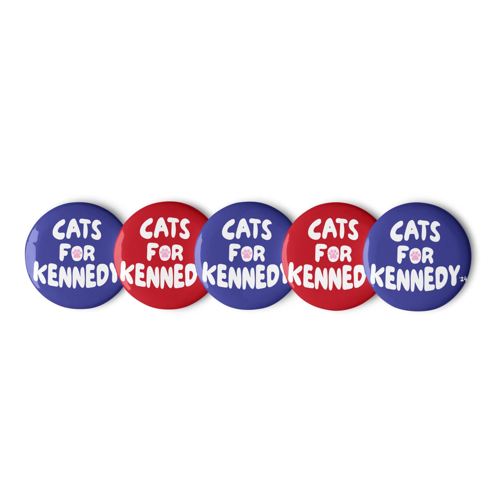 Cats for Kennedy (5 Buttons) - TEAM KENNEDY. All rights reserved