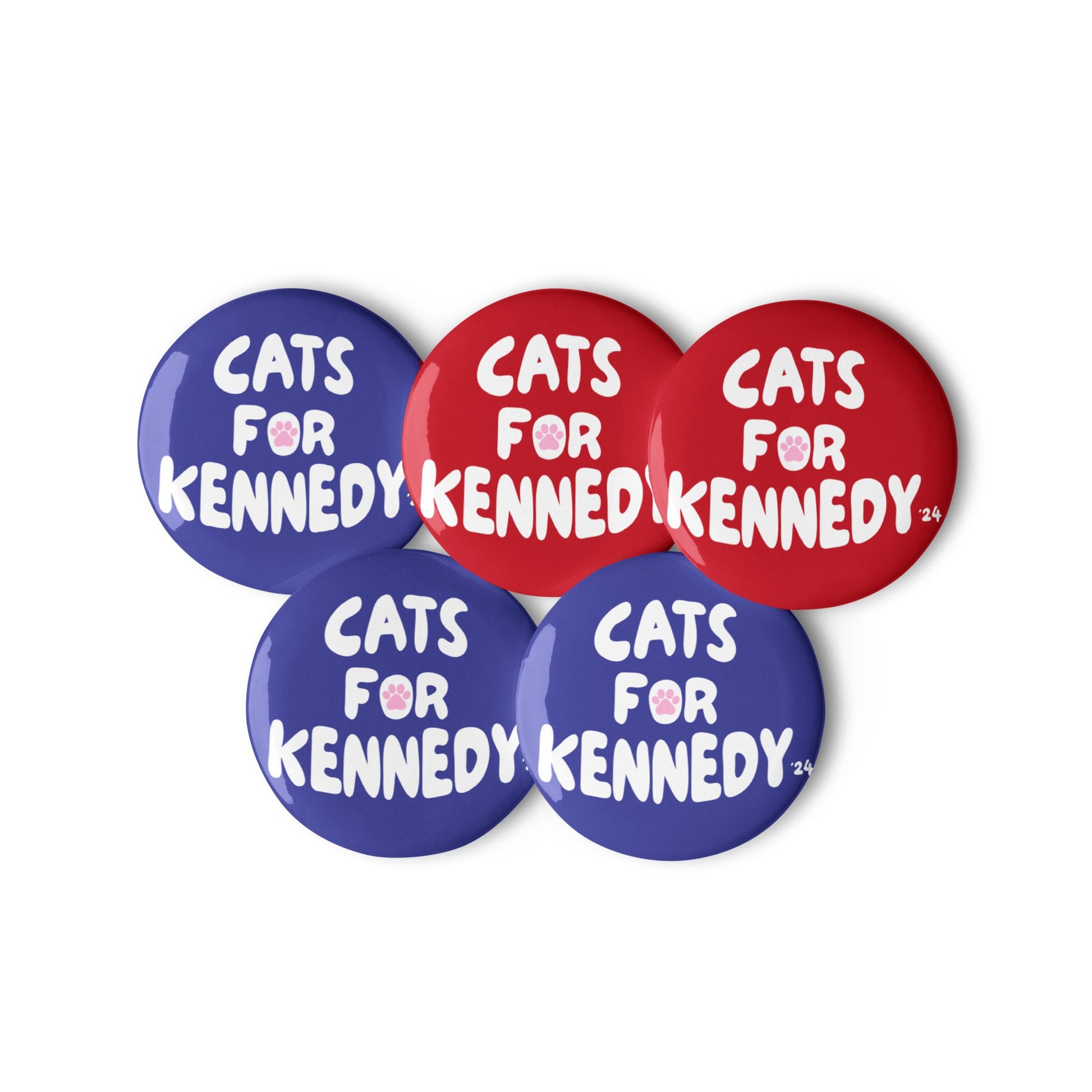 Cats for Kennedy (5 Buttons) - TEAM KENNEDY. All rights reserved