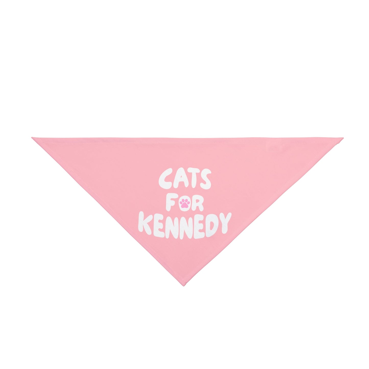 Cats For Kennedy Pet Bandana Pink - Team Kennedy Official Merchandise