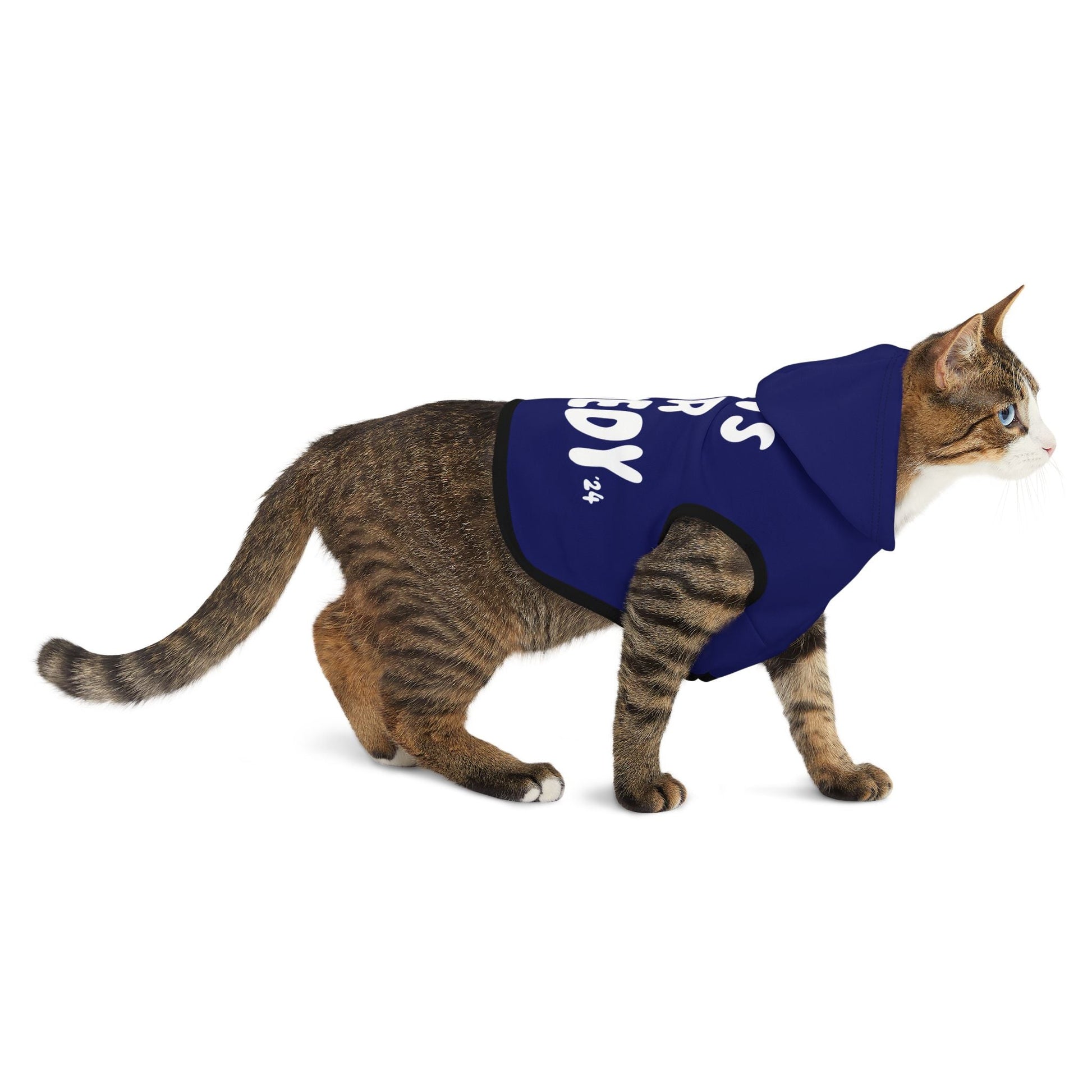 Cats for Kennedy Pet Hoodie in Navy - Team Kennedy Official Merchandise