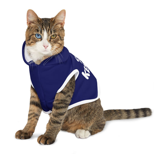 Cats for Kennedy Pet Hoodie in Navy - Team Kennedy Official Merchandise