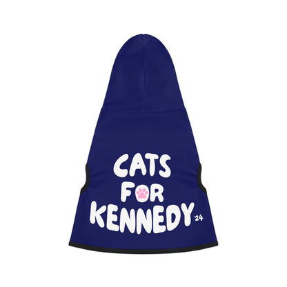 Cats for Kennedy Pet Hoodie in Navy - Team Kennedy Official Merchandise