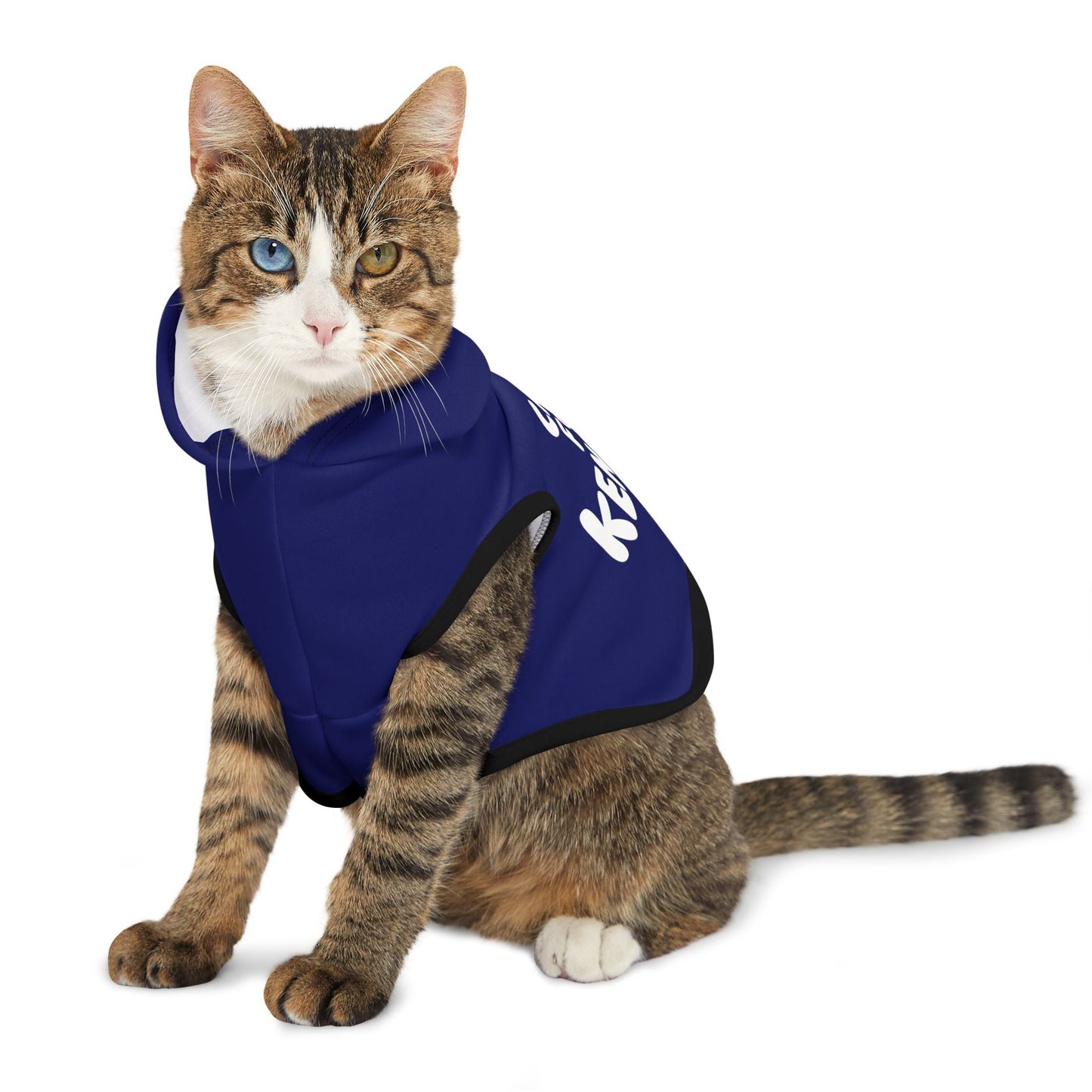 Cats for Kennedy Pet Hoodie in Navy - Team Kennedy Official Merchandise