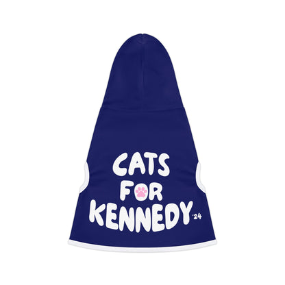 Cats for Kennedy Pet Hoodie in Navy - Team Kennedy Official Merchandise