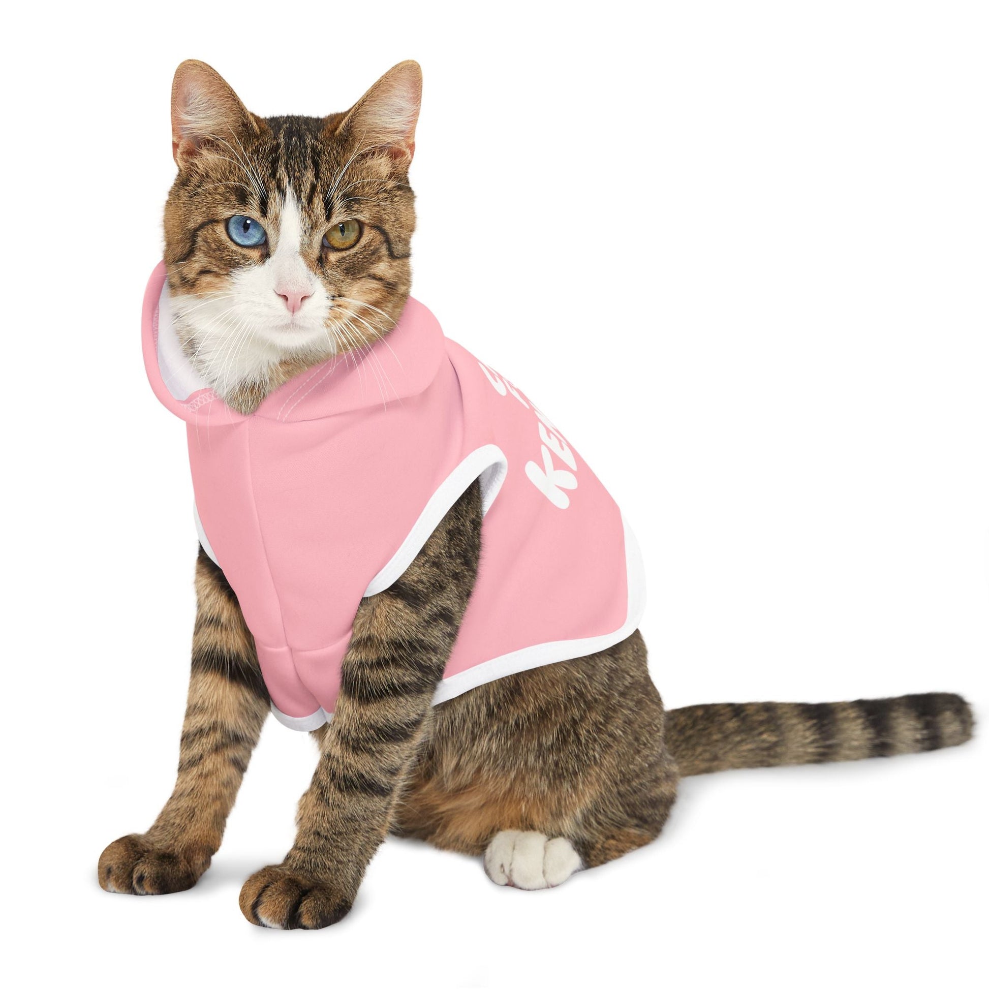 Cats for Kennedy Pet Hoodie in Pink - Team Kennedy Official Merchandise