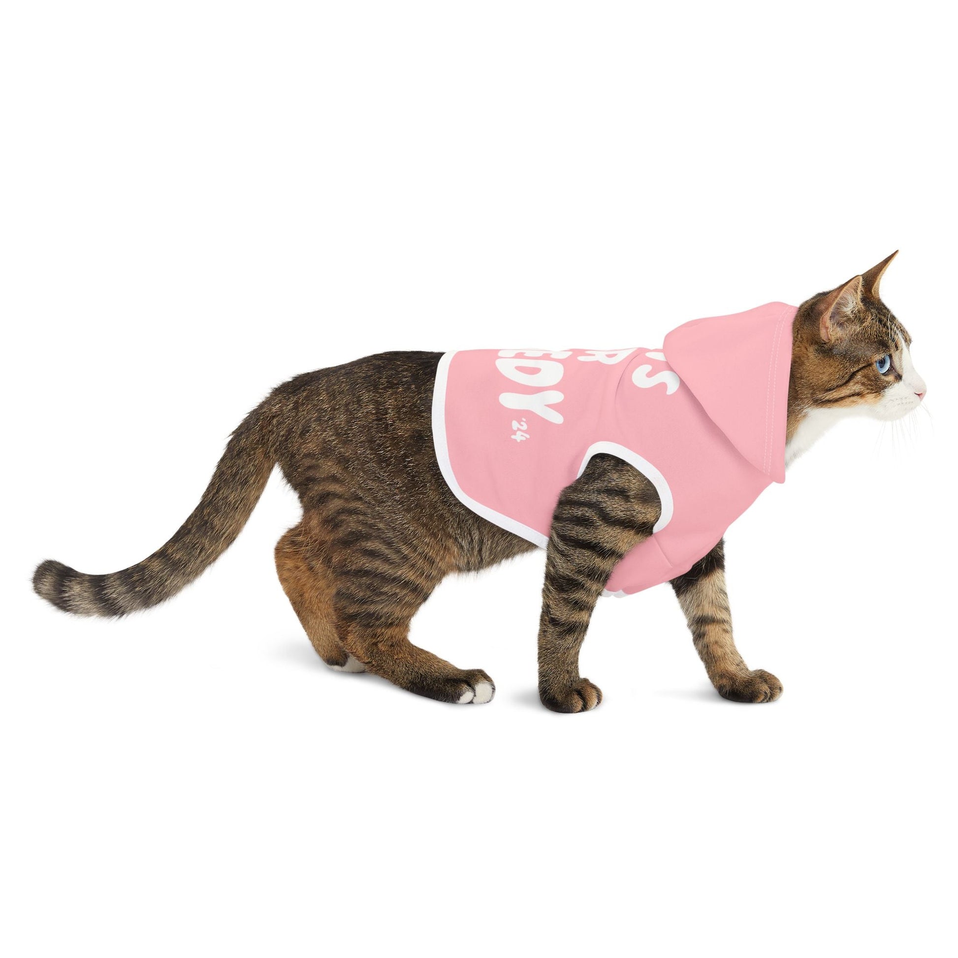 Cats for Kennedy Pet Hoodie in Pink - Team Kennedy Official Merchandise