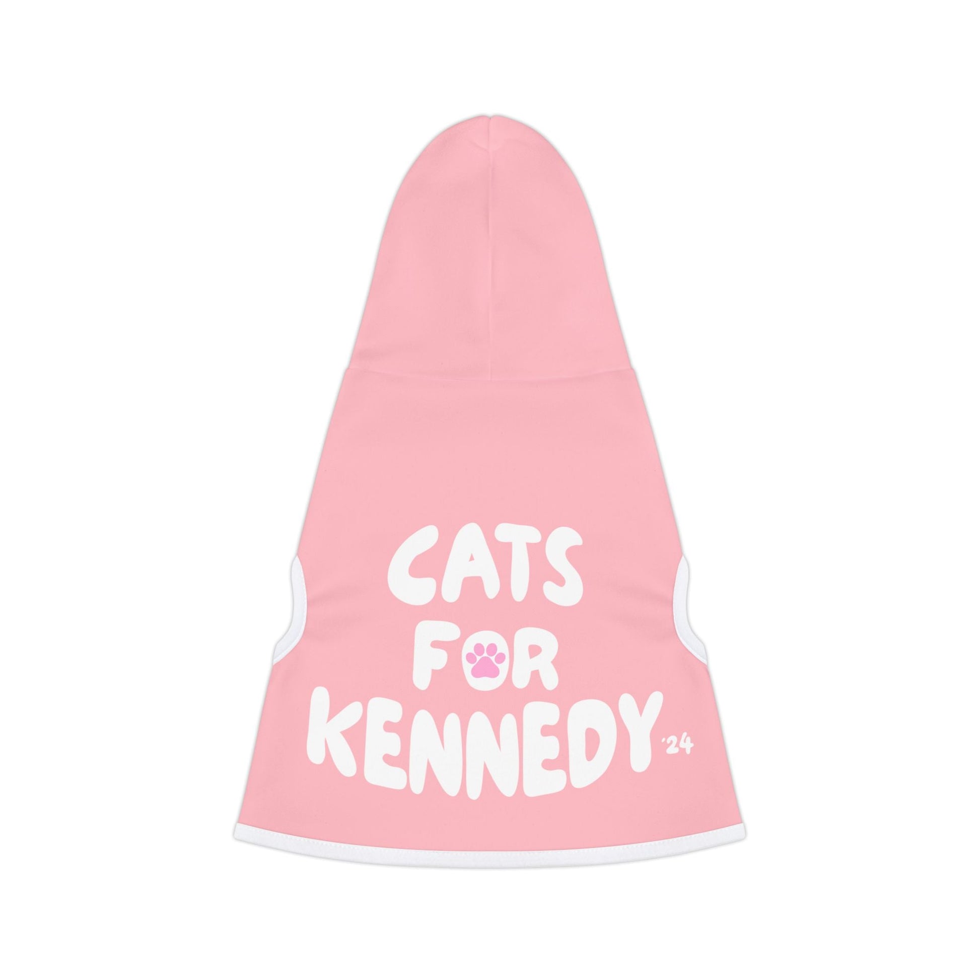 Cats for Kennedy Pet Hoodie in Pink - Team Kennedy Official Merchandise