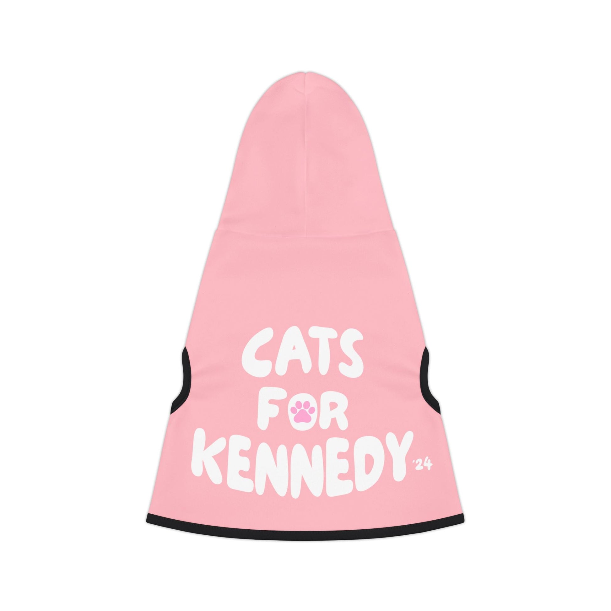 Cats for Kennedy Pet Hoodie in Pink - Team Kennedy Official Merchandise