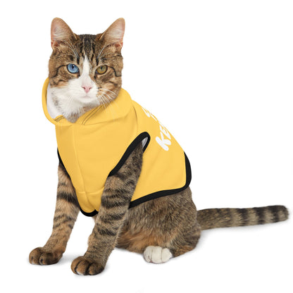 Cats for Kennedy Pet Hoodie in Yellow - Team Kennedy Official Merchandise