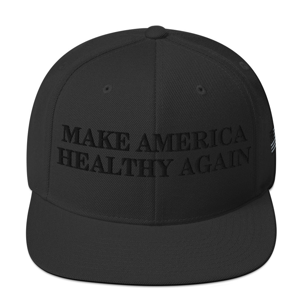 Make America Healthy Again w/ Flag Snapback Hat