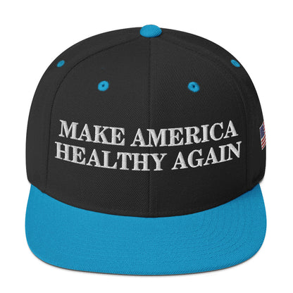 Make America Healthy Again w/ Flag Snapback Hat