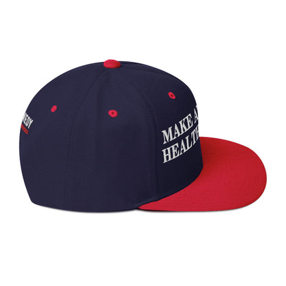 Make America Healthy Again w/ Flag Snapback Hat