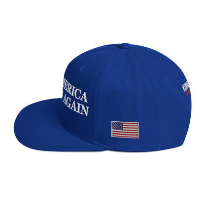 Make America Healthy Again w/ Flag Snapback Hat