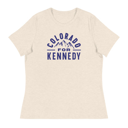 Colorado for Kennedy Women's Relaxed Tee - TEAM KENNEDY. All rights reserved