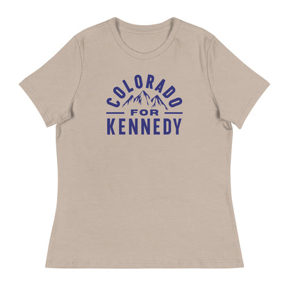 Colorado for Kennedy Women's Relaxed Tee - TEAM KENNEDY. All rights reserved