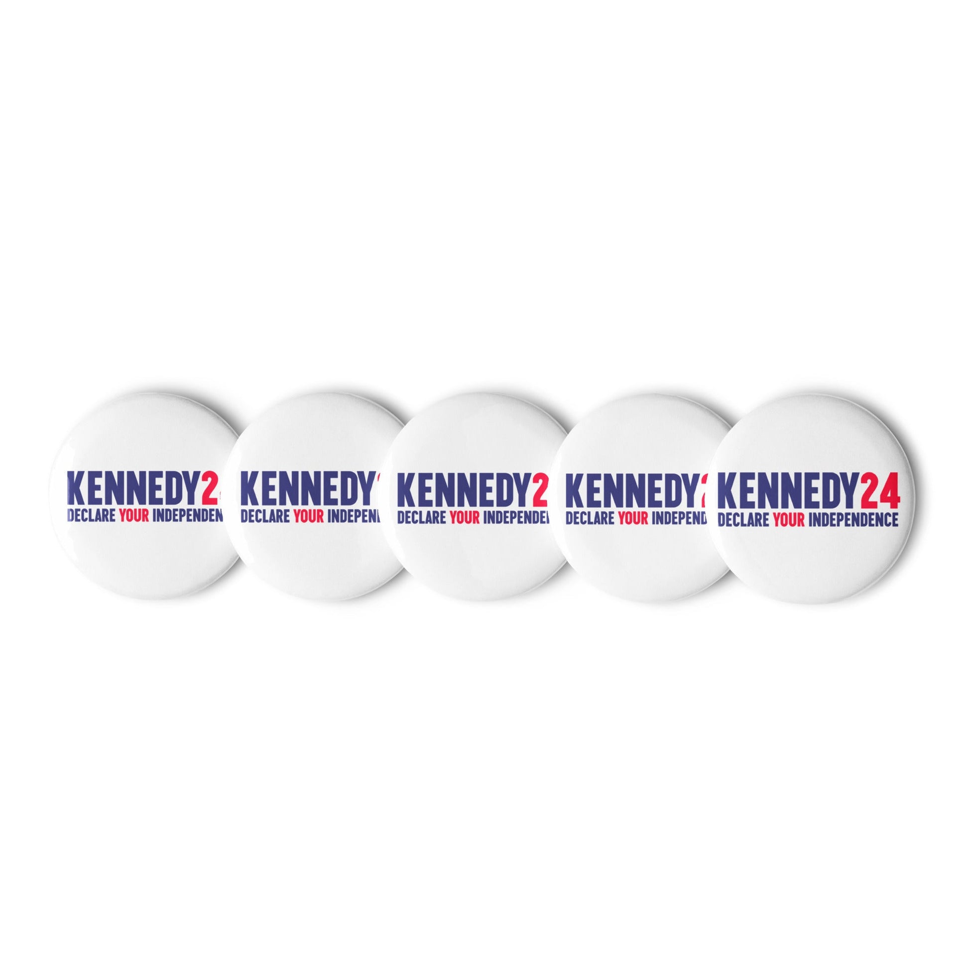 Declare Your Independence Button (Set of 5) - Team Kennedy Official Merchandise