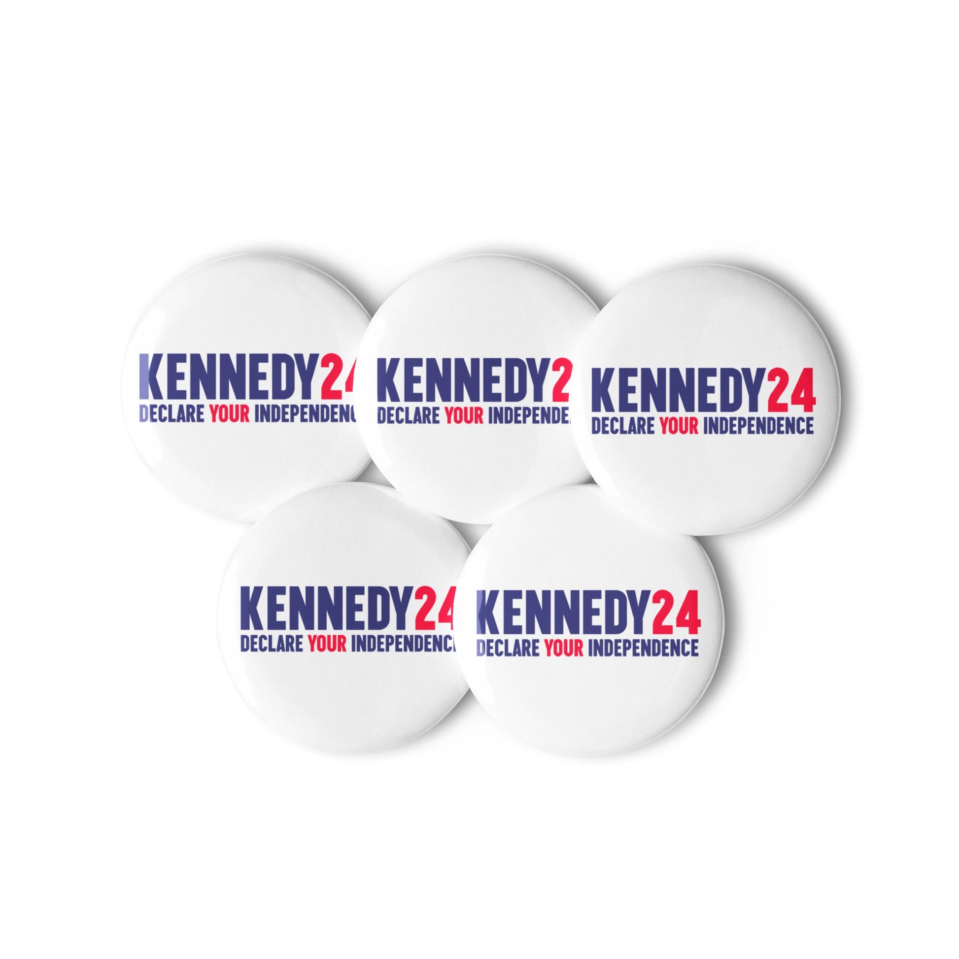 Declare Your Independence Button (Set of 5) - Team Kennedy Official Merchandise