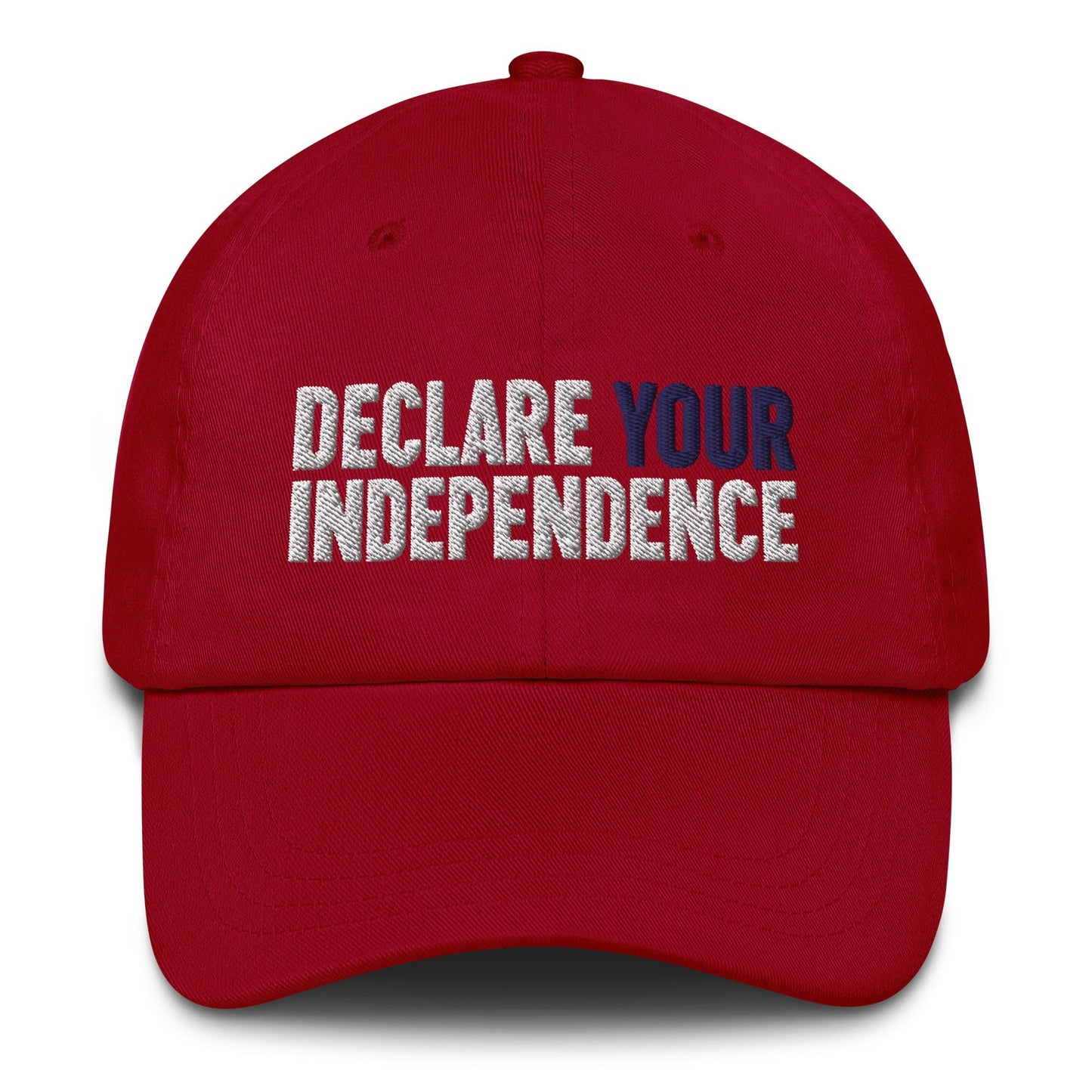 Declare Your Independence Embroidered Dad Hat - Team Kennedy Official Merchandise