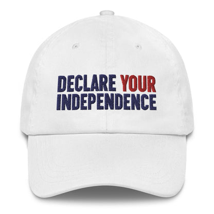 Declare Your Independence Embroidered Dad Hat - Team Kennedy Official Merchandise