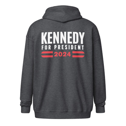 Declare Your Independence Kennedy for President Unisex Zip Hoodie - TEAM KENNEDY. All rights reserved