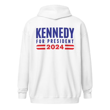 Declare Your Independence Kennedy for President Unisex Zip Hoodie - TEAM KENNEDY. All rights reserved