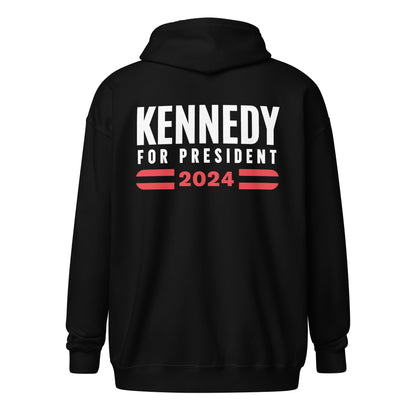 Declare Your Independence Kennedy for President Unisex Zip Hoodie - TEAM KENNEDY. All rights reserved