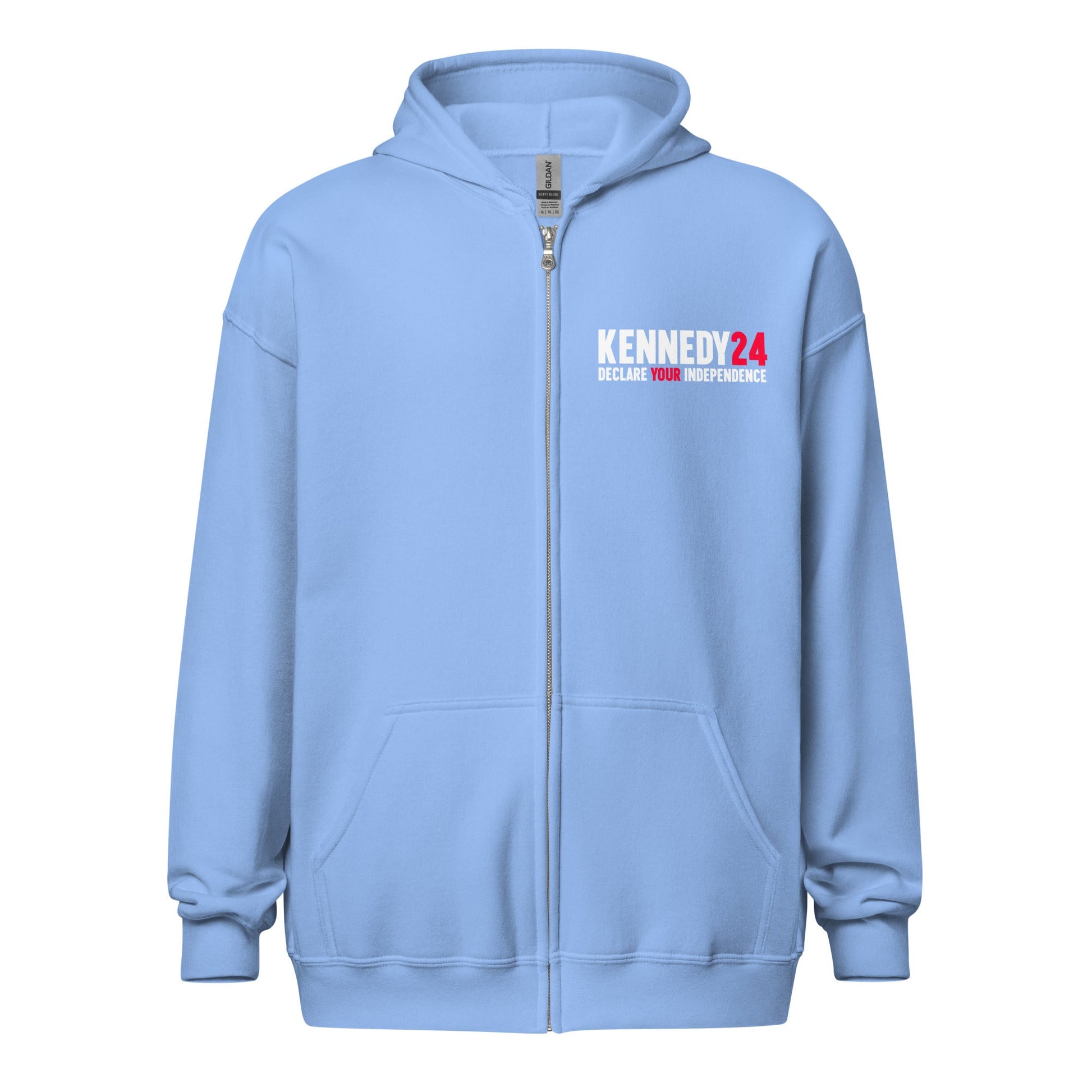 Declare Your Independence Kennedy for President Unisex Zip Hoodie - TEAM KENNEDY. All rights reserved