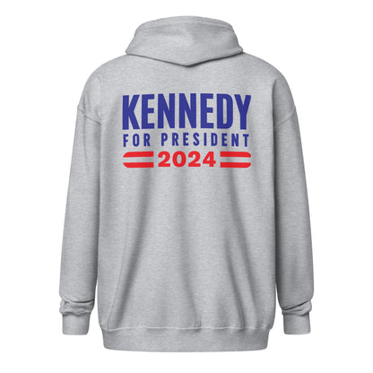 Declare Your Independence Kennedy for President Unisex Zip Hoodie - TEAM KENNEDY. All rights reserved