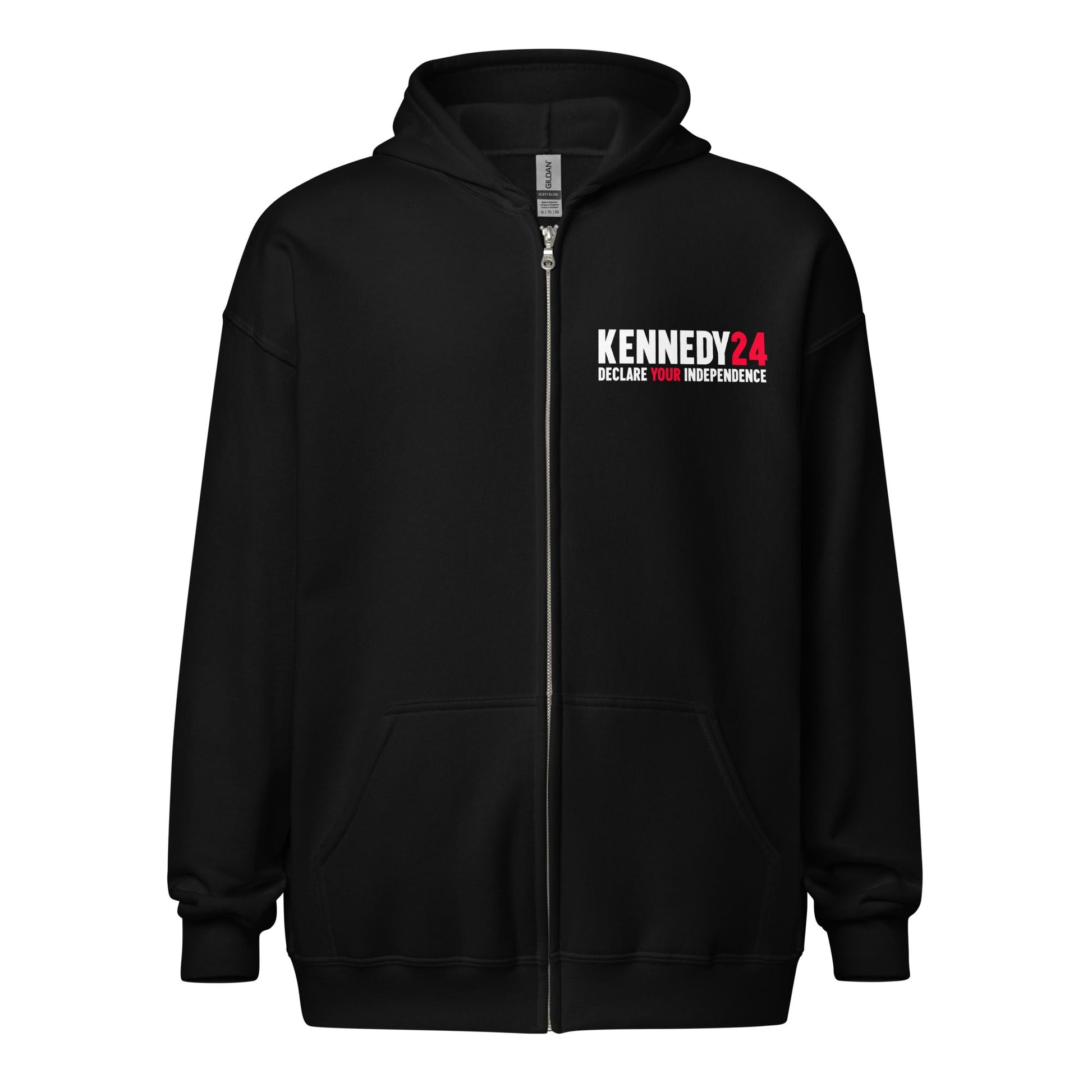 Declare Your Independence Kennedy for President Unisex Zip Hoodie - TEAM KENNEDY. All rights reserved