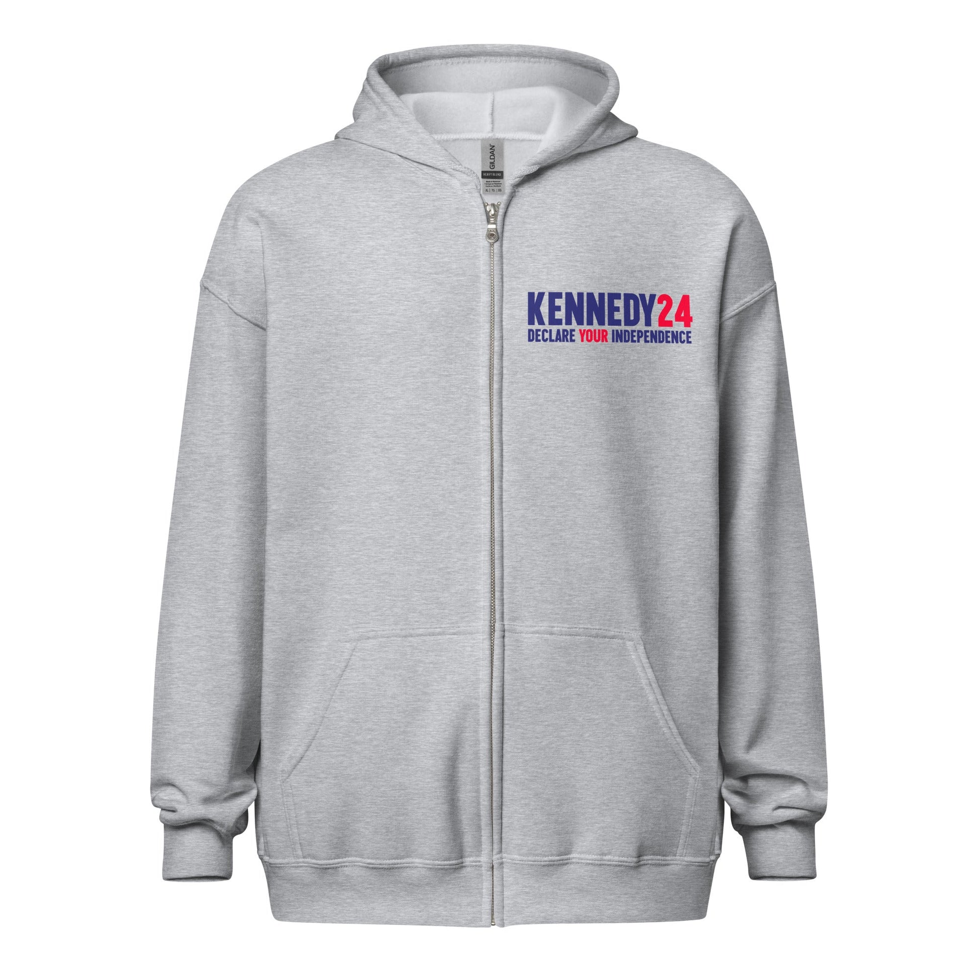 Declare Your Independence Kennedy for President Unisex Zip Hoodie - TEAM KENNEDY. All rights reserved