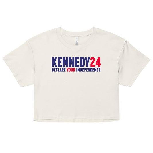 Declare Your Independence Women’s Crop Top - Team Kennedy Official Merchandise