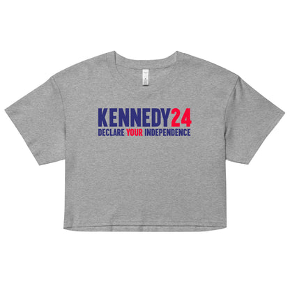 Declare Your Independence Women’s Crop Top - Team Kennedy Official Merchandise