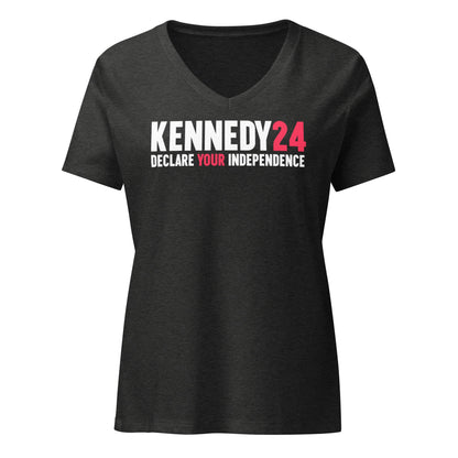 Declare Your Independence Women’s Relaxed V - neck Tee - Team Kennedy Official Merchandise