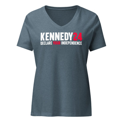 Declare Your Independence Women’s Relaxed V - neck Tee - Team Kennedy Official Merchandise