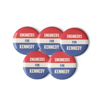 Engineers for Kennedy Button (5 Buttons) - Team Kennedy Official Merchandise