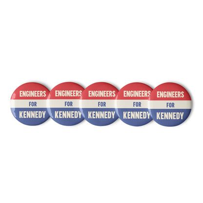 Engineers for Kennedy Button (5 Buttons) - Team Kennedy Official Merchandise