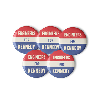 Engineers for Kennedy Button (5 Buttons) - Team Kennedy Official Merchandise